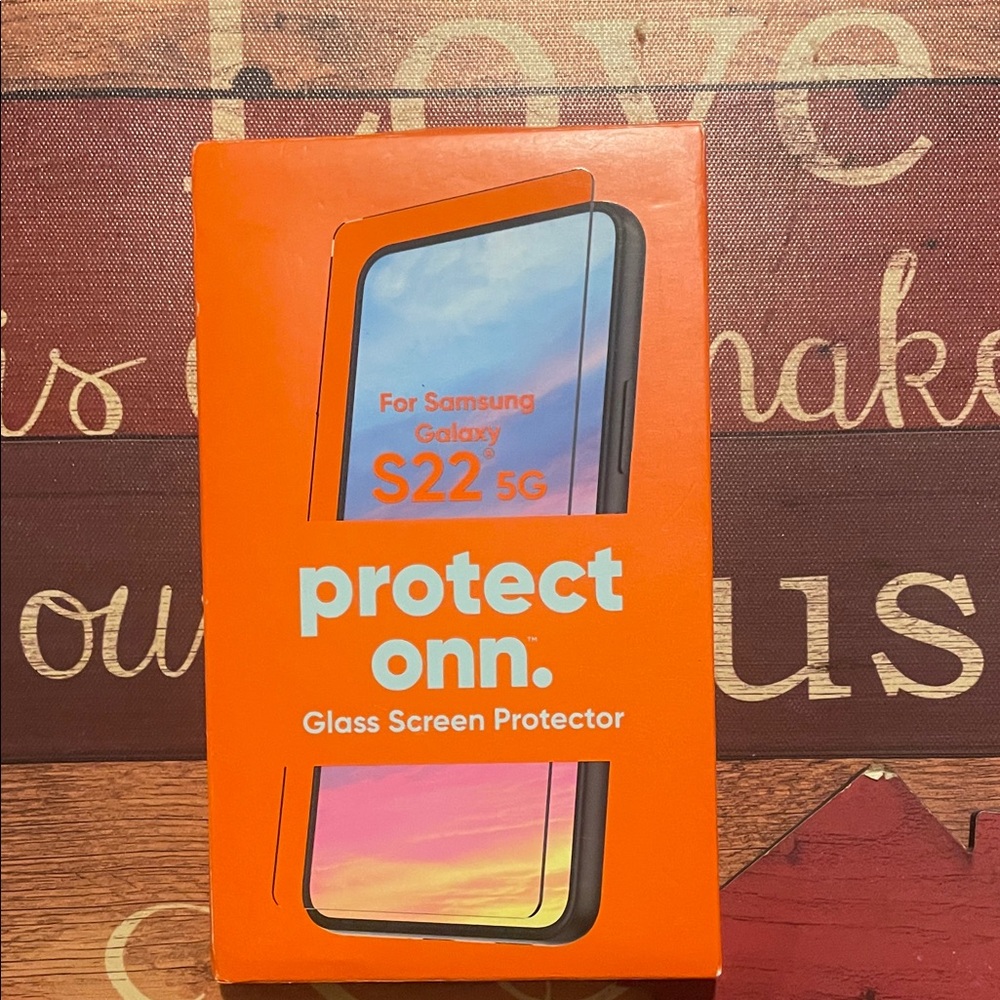 On Running Orange Screen Protector for Samsung Galaxy S22 5G